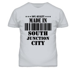 South Junction City Kansas Made In Born Sport Grey T Shirt