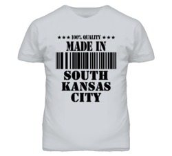 South Kansas City Kansas Made In Born Sport Grey T Shirt