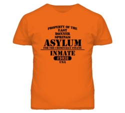 East Bonner Springs Kansas Insane Prison Halloween T Shirt