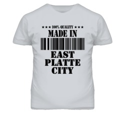 East Platte City Missouri Made In Born Sport Grey T Shirt