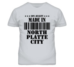 North Platte City Missouri Made In Born Sport Grey T Shirt