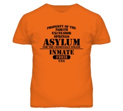 North Excelsior Springs Missouri Insane Prison Halloween T Shirt