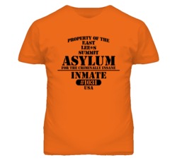 East Lee's Summit Missouri Insane Prison Halloween T Shirt