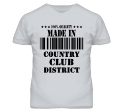 Country Club District Kansas Made In Born Sport Grey T Shirt