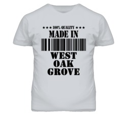 West Oak Grove Missouri Made In Born Sport Grey T Shirt