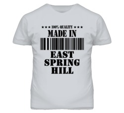 East Spring Hill Kansas Made In Born Sport Grey T Shirt