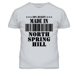 North Spring Hill Kansas Made In Born Sport Grey T Shirt