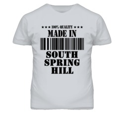 South Spring Hill Kansas Made In Born Sport Grey T Shirt