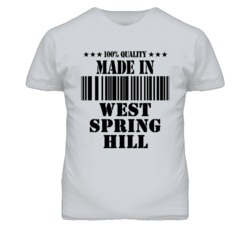 West Spring Hill Kansas Made In Born Sport Grey T Shirt