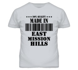 East Mission Hills Kansas Made In Born Sport Grey T Shirt