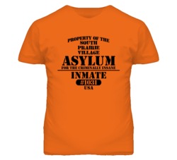 South Prairie Village Kansas Insane Prison Halloween T Shirt