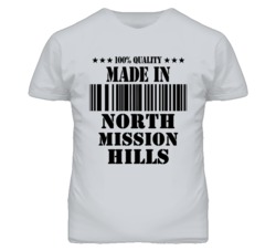 North Mission Hills Kansas Made In Born Sport Grey T Shirt