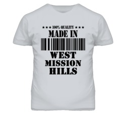 West Mission Hills Kansas Made In Born Sport Grey T Shirt