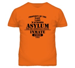 East Lake Waukomis Missouri Insane Prison Halloween T Shirt