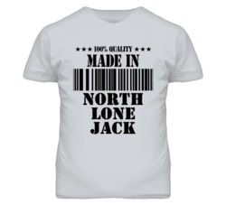 North Lone Jack Missouri Made In Born Sport Grey T Shirt