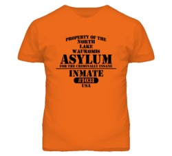 North Lake Waukomis Missouri Insane Prison Halloween T Shirt
