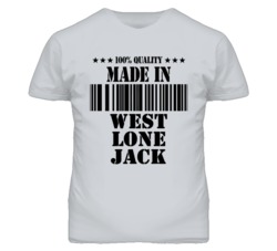 West Lone Jack Missouri Made In Born Sport Grey T Shirt