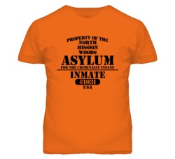 North Mission Woods Kansas Insane Prison Halloween T Shirt