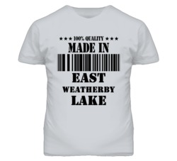 East Weatherby Lake Missouri Made In Born Sport Grey T Shirt