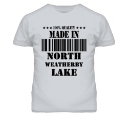 North Weatherby Lake Missouri Made In Born Sport Grey T Shirt