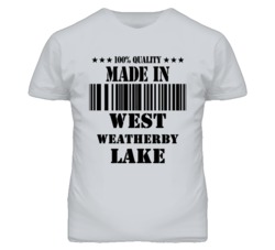 West Weatherby Lake Missouri Made In Born Sport Grey T Shirt