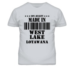West Lake Lotawana Missouri Made In Born Sport Grey T Shirt