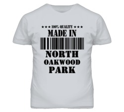 North Oakwood Park Missouri Made In Born Sport Grey T Shirt