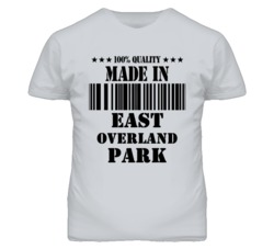 East Overland Park Kansas Made In Born Sport Grey T Shirt