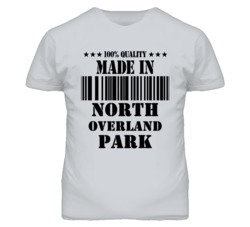 North Overland Park Kansas Made In Born Sport Grey T Shirt