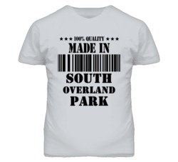South Overland Park Kansas Made In Born Sport Grey T Shirt