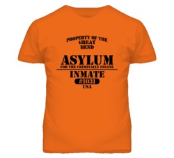 Great Bend Kansas Insane Prison Halloween T Shirt