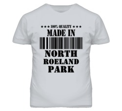 North Roeland Park Kansas Made In Born Sport Grey T Shirt