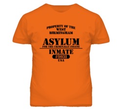 West Birmingham Missouri Insane Prison Halloween T Shirt
