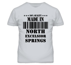 North Excelsior Springs Missouri Made In Born Sport Grey T Shirt