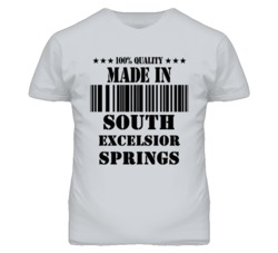 South Excelsior Springs Missouri Made In Born Sport Grey T Shirt