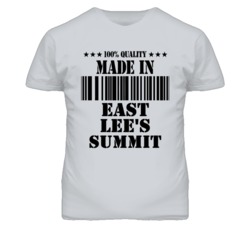 East Lee's Summit Missouri Made In Born Sport Grey T Shirt