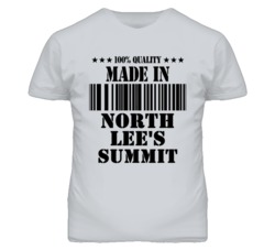 North Lee's Summit Missouri Made In Born Sport Grey T Shirt