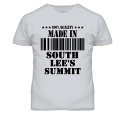 South Lee's Summit Missouri Made In Born Sport Grey T Shirt