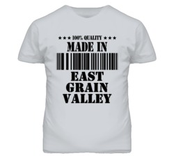 East Grain Valley Missouri Made In Born Sport Grey T Shirt