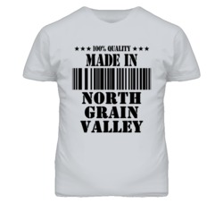 North Grain Valley Missouri Made In Born Sport Grey T Shirt