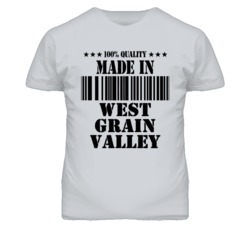 West Grain Valley Missouri Made In Born Sport Grey T Shirt