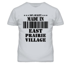 East Prairie Village Kansas Made In Born Sport Grey T Shirt