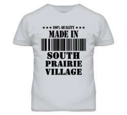 South Prairie Village Kansas Made In Born Sport Grey T Shirt