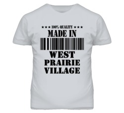 West Prairie Village Kansas Made In Born Sport Grey T Shirt