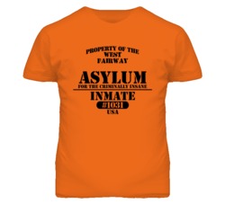West Fairway Kansas Insane Prison Halloween T Shirt