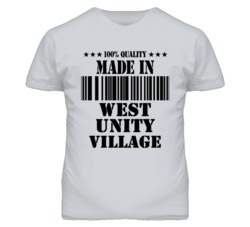 West Unity Village Missouri Made In Born Sport Grey T Shirt