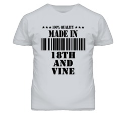 18th and Vine Kansas Made In Born Sport Grey T Shirt