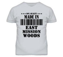 East Mission Woods Kansas Made In Born Sport Grey T Shirt