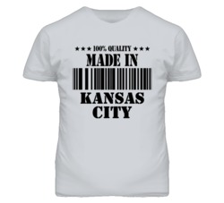 Kansas City Kansas Made In Born Sport Grey T Shirt