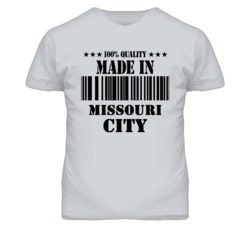 Missouri City Missouri Made In Born Sport Grey T Shirt